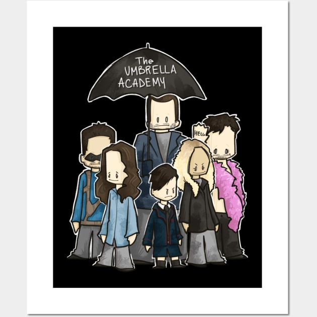 Umbrella academy Wall Art by ArryDesign